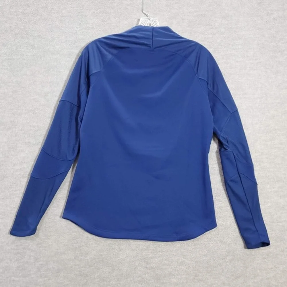 Nike‎ Women Sweatshirt S Blue Strike Winter Warrior Padded Therma Fit Slim Fit